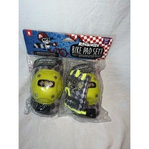 Raskullz Safety Pad Set Bike Rider Elbow and Knee Pads Age 3+